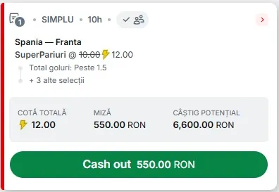 Bilet senzațional în cota 12.00 pentru Spania vs Franța - 5 iunie 2025