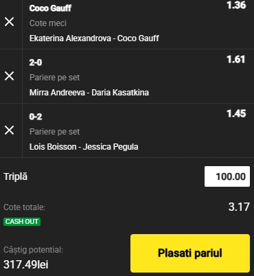 Biletul Zilei Roland Garros din 2 iunie 2025