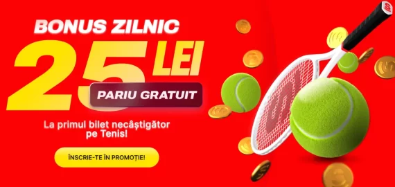 Pariază pe tenis la Roland Garros și obține 25 de lei FreeBet la Superbet