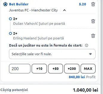 Biletul Zilei Betano pe șuturi 26 iunie