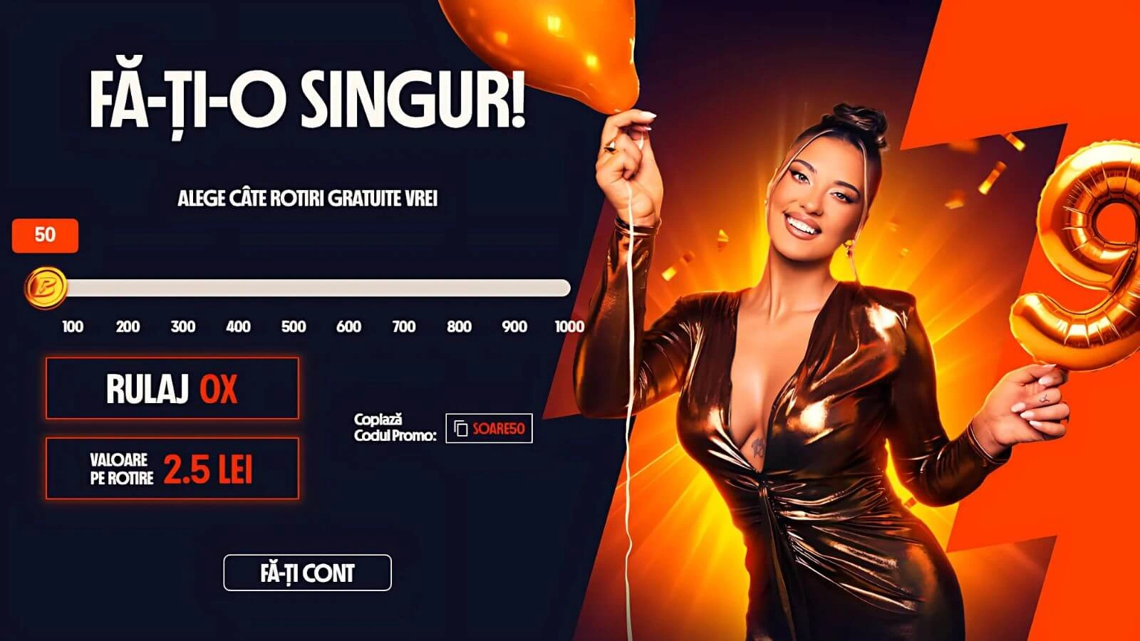 bonus la alegere Betano 1000 rotiri gratuite