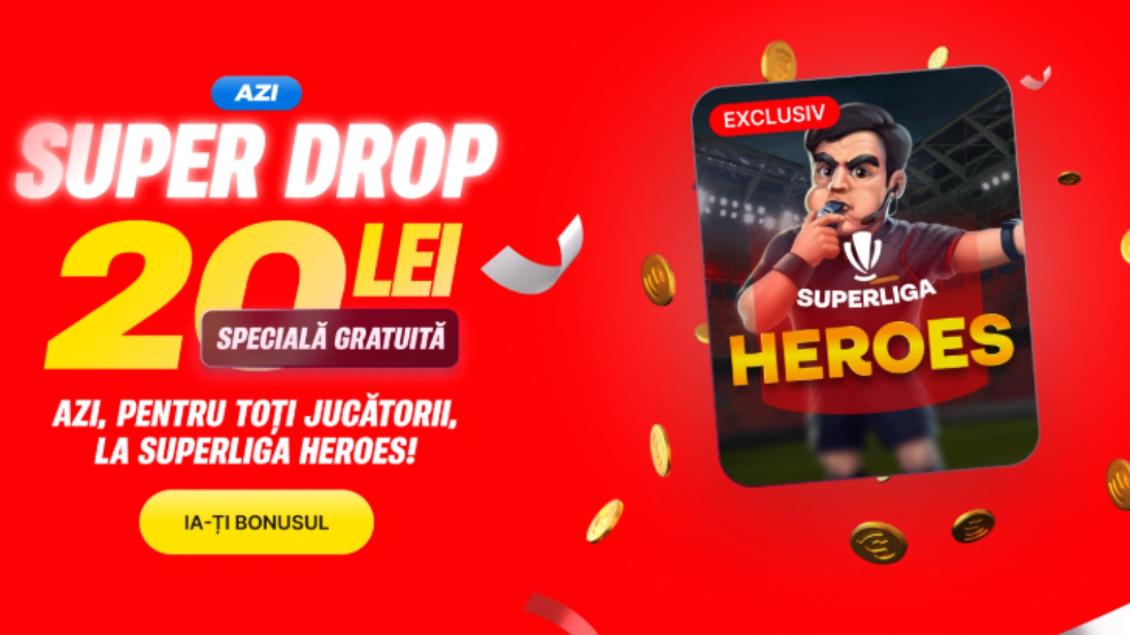 20 de LEI Rundă Specială Gratuită la Superbet