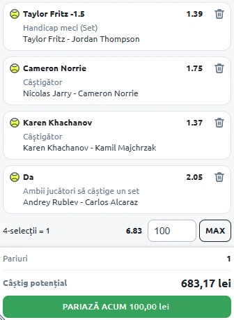 Biletul Zilei Betano din 6 iulie 2025