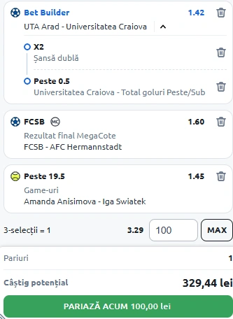 Biletul Zilei din tenis si fotbal 12.07.2025