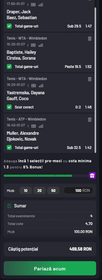 Biletul Zilei in cota 5 din 1 iulie 2025