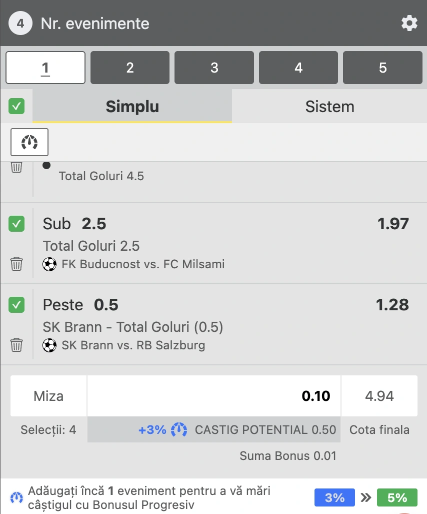 Biletul zilei la Winbet, 23 iulie 2025. Cota 5 din Conference și Champions League
