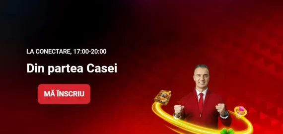 Câștigă 10 LEI Freebet sau 25 de Rotiri Gratuite Fără Depunere la Casa Pariurilor