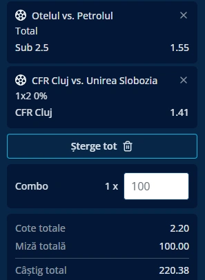 Cota 2 din SuperLiga 13.07.2025