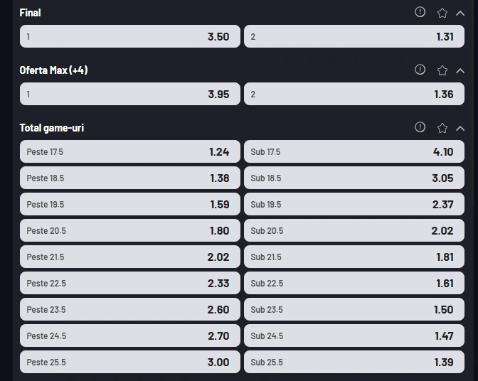 Cote pariuri Belinda Bencic vs Iga Swiatek la MaxBet