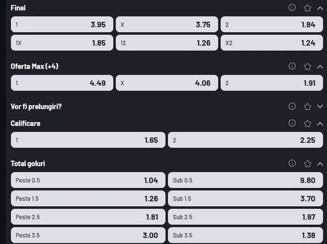 Cote pariuri Servette vs Viktoria Plzen la MaxBet