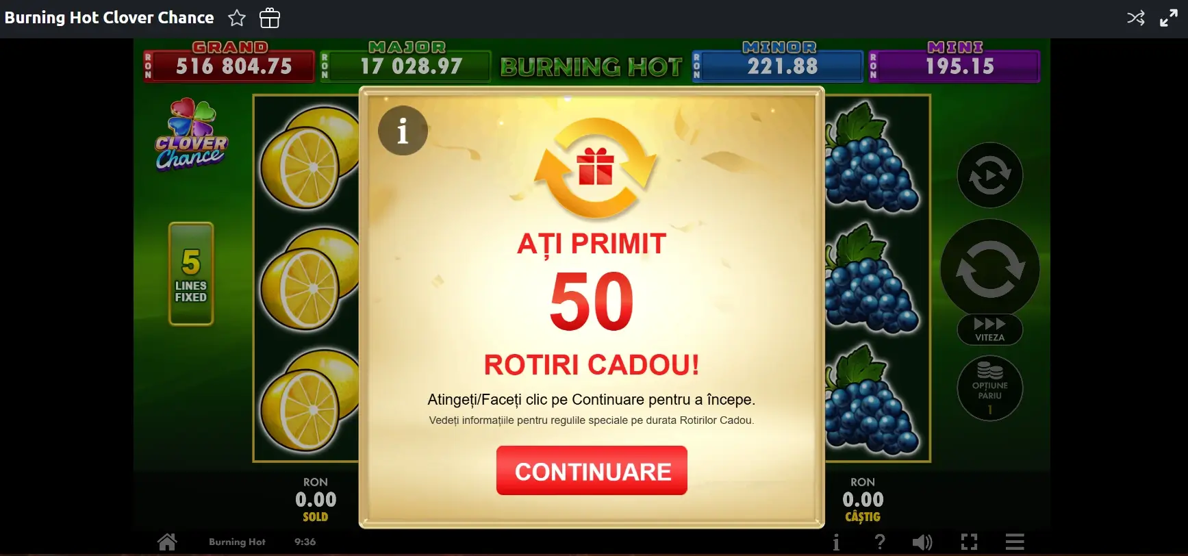 Cum activezi cele 50 Rotiri Gratuite la Betano