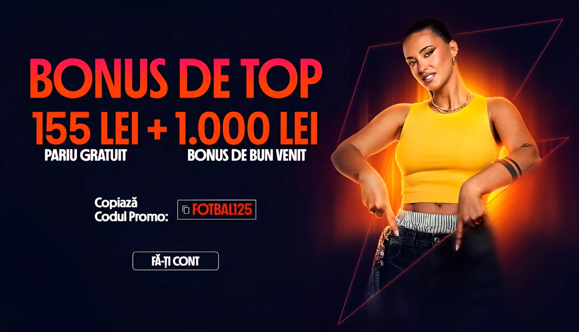 Cum poti incasa 125 lei FreeBet fara depunere din doar cativa pasi