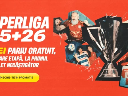 Pariază 25 RON pe meciurile din SuperLiga și poți câștiga 26 RON FreeBet la Superbet