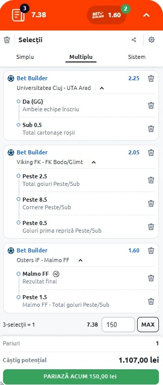 Biletul zilei azi din fotbal 19 iulie 2025