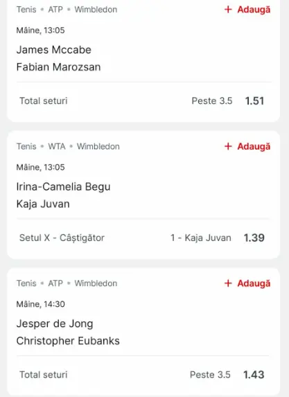 Biletul Zilei Superbet 1 iulie