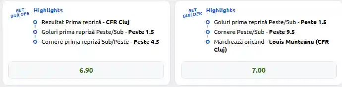 Combo Booster CFR Cluj - Paksi bune de încercat