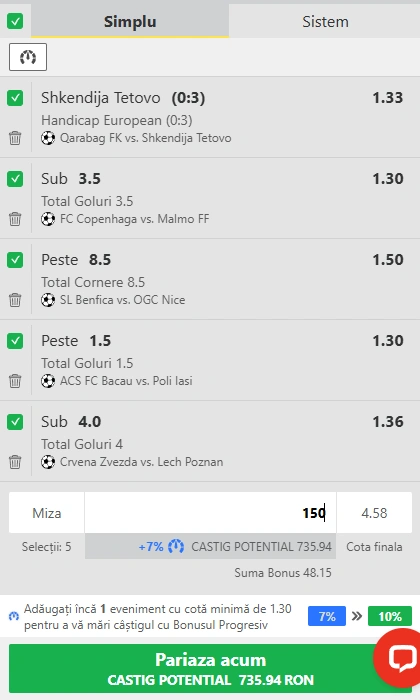 Biletul zilei din fotbal la Winbet în cotă 4.58 pe Champions League și Liga 2, 12 august 2025
