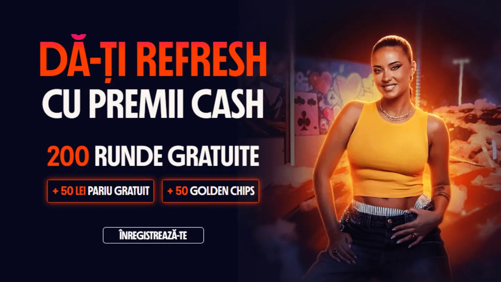 Bonus fara depunere Betano 200 rotiri gratuite + 50 lei freebet + 50 jetoane aur