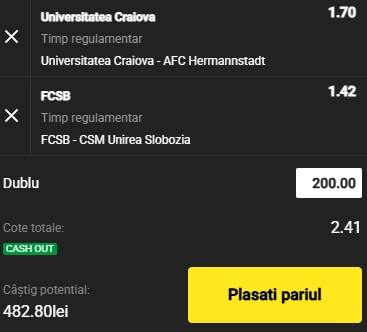 Cota 2 din fotbal 10 august 2025