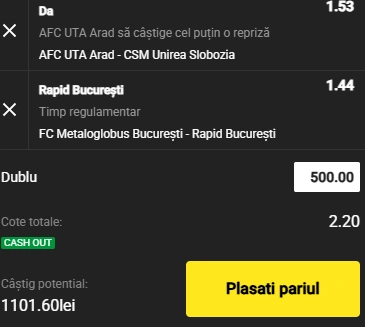 Cota 2 din fotbal 22 august 2025