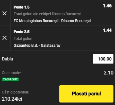 Cota 2 din fotbal 8 august 2025