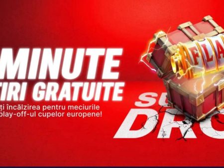 Doar astăzi ai parte de 5 minute de rotiri gratuite nelimitate pe Superbet, fără rulaj