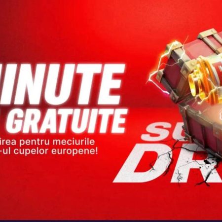 Doar astăzi ai parte de 5 minute de rotiri gratuite nelimitate pe Superbet, fără rulaj