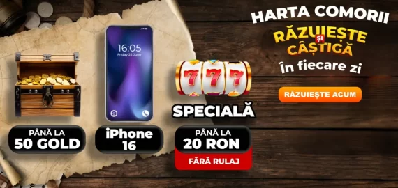 Joacă Harta Comorii la Winbet – Răzuiește și câștigă în fiecare zi Premii Exclusive!