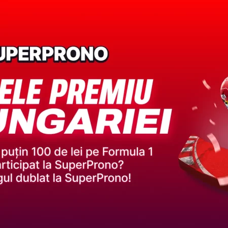 SuperProno Formula 1 – Marele Premiu al Ungariei. Răspunde la întrebări și câștigă!