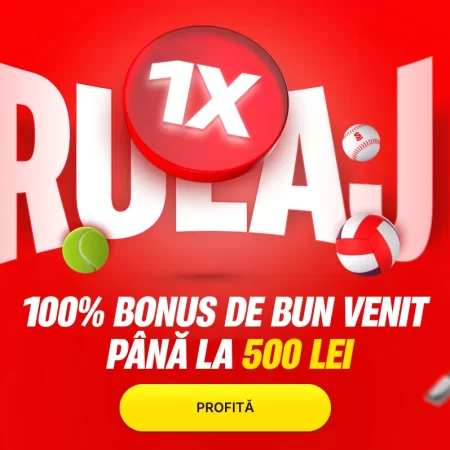 Superbet oferă 100% bonus cu rulaj 1x până la 500 RON