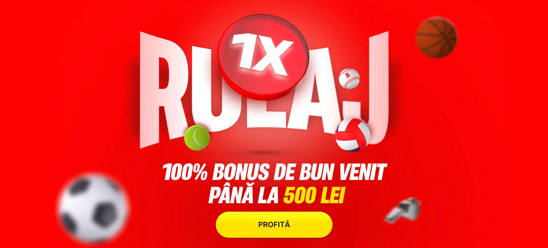 Superbet oferă 100% bonus cu rulaj 1x până la 500 RON