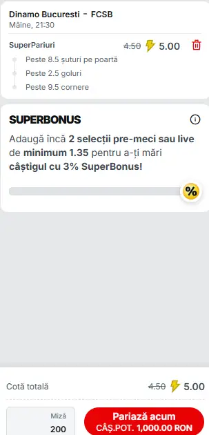 Biletul Zilei pe Eternul Derby