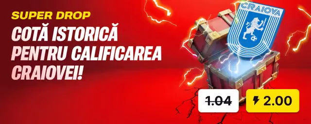 cotă calificare Craiova la Superbet