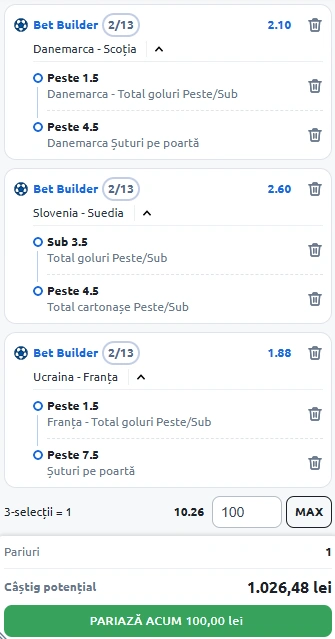 Biletul Zilei Bet Builder din 5 septembrie 2025