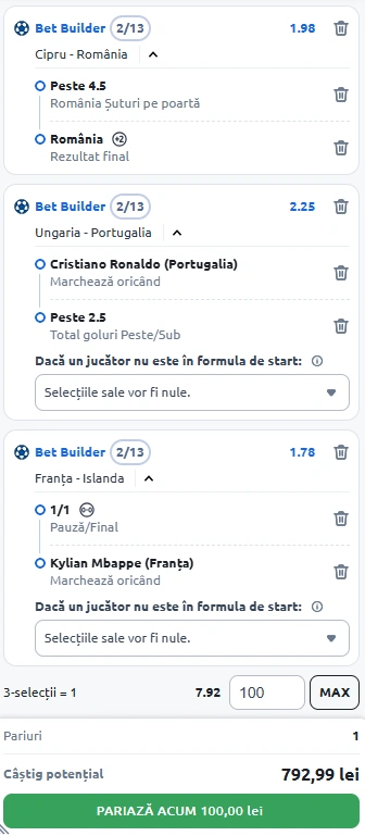 Biletul Zilei Bet Builder din 9 septembrie 2025