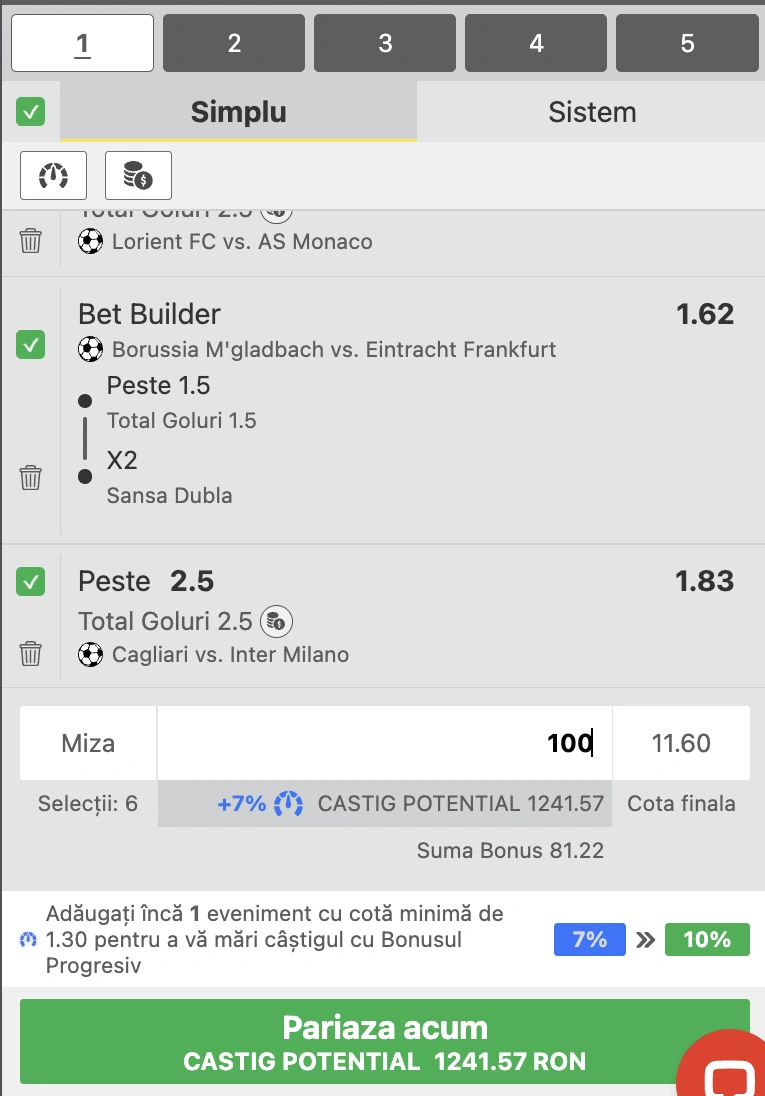Biletul zilei din fotbal la Winbet, 27.09.2025