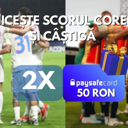 🎁CONCURS: Go Ahead Eagles vs FCSB – Ghicește scorul corect pentru un premiu de 50 de lei