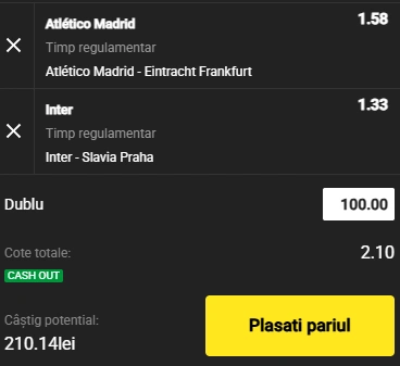 Cota 2 din Champions League 30 septembrie 2025