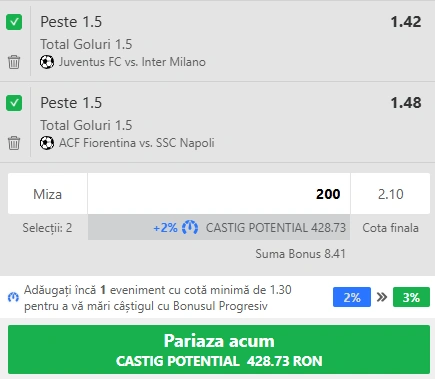 Cota 2 din fotbal 13 septembrie 2025