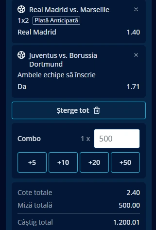 Cota 2 din fotbal 16 septembrie 2025