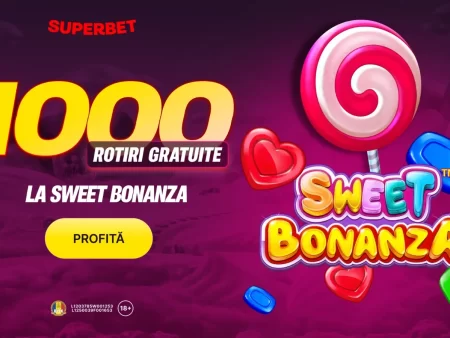 1000 Rotiri Gratuite la Superbet la verificarea contului între 16 și 18 septembrie 2025