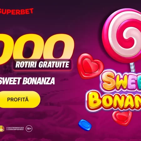 1000 Rotiri Gratuite la Superbet la verificarea contului între 16 și 18 septembrie 2025