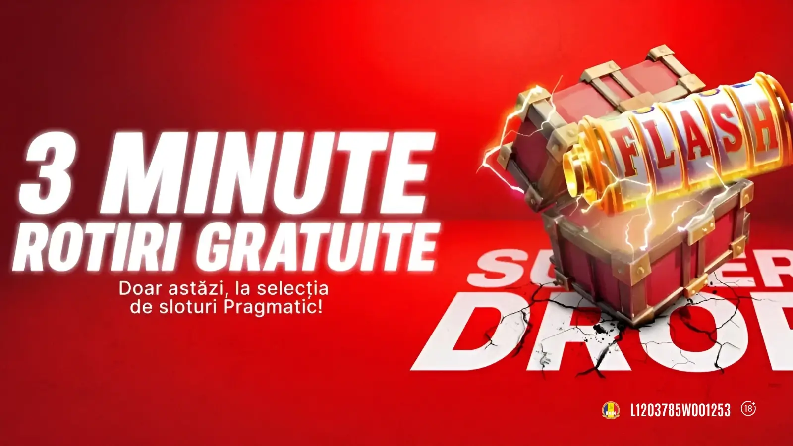 Joacă 3 minute de Rotiri Gratuite la Superbet doar azi, 26 septembrie 2025