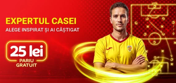 Joacă la Expertul Casei și câștigă până la 25 LEI Pariu Gratuit pe meciul Go Ahead Eagles vs FCSB