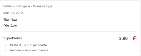 Benfica - Rio Ave