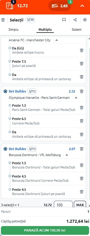Biletul zilei azi din fotbal 21 septembrie 2025