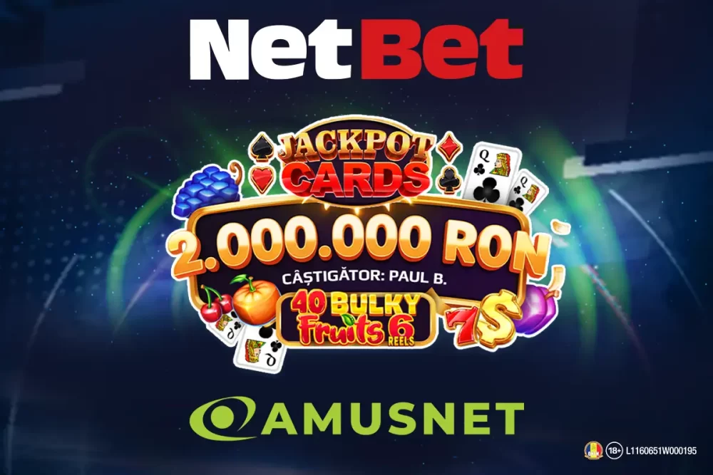 Câștig senzațional la NetBet Casino, în valoare de peste 2 milioane de lei!