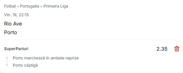 Rio Ave vs FC Porto