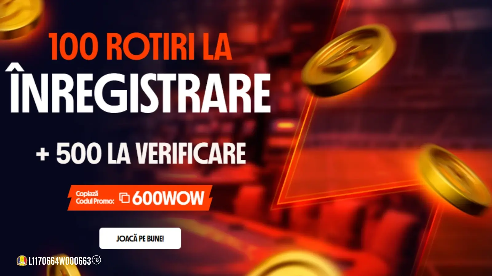600 Rotiri Gratuite Fără Depunere la Betano cu Rulaj 1X doar în perioada 14 – 16 Octombrie 2025