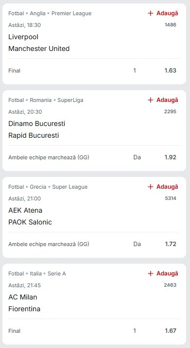 Biletul Zilei Superbet din 19 octombrie 2025